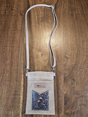Holy Cow Couture Giddyup 'N Go Phone Purse Crossbody Leather Cowhide Hair